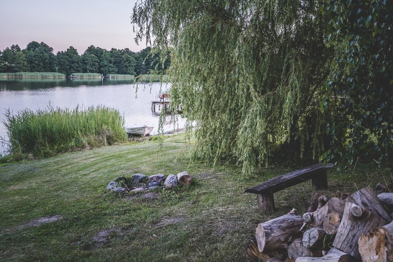 Дома для отпуска Dom z sadem nad jeziorem Orzysz Skomack Wielki-43