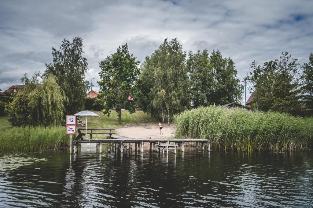 Дома для отпуска Dom z sadem nad jeziorem Orzysz Skomack Wielki-60