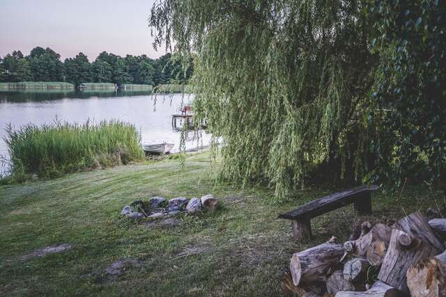 Дома для отпуска Dom z sadem nad jeziorem Orzysz Skomack Wielki-42