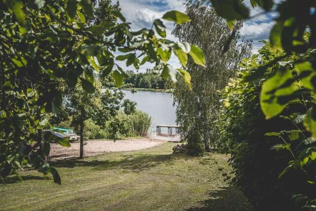 Дома для отпуска Dom z sadem nad jeziorem Orzysz Skomack Wielki-64